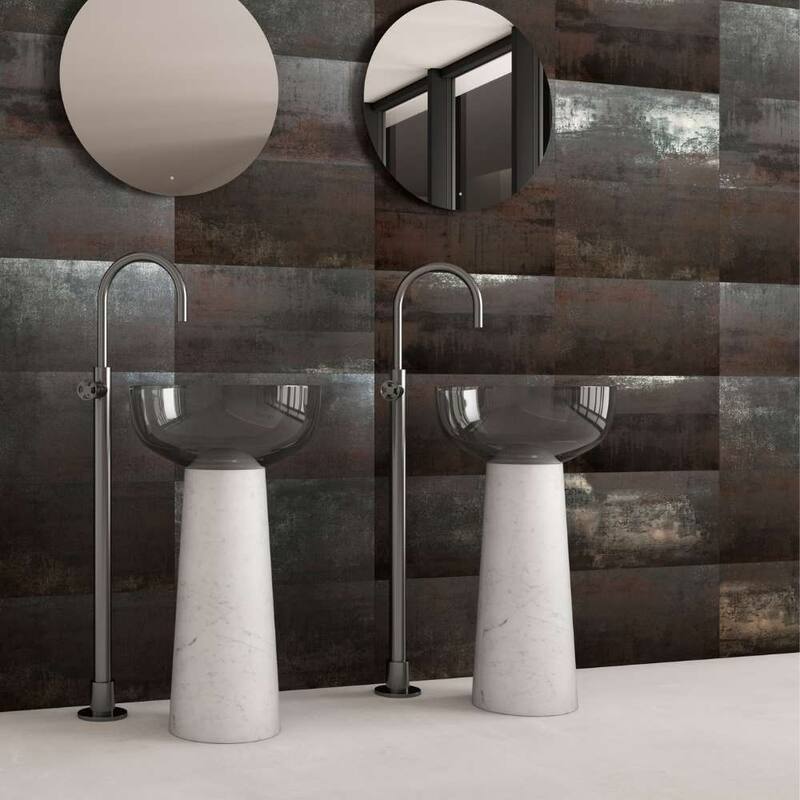 The Tile Life Metallica 12x24 Graphite Porcelain Floor & Wall Tile