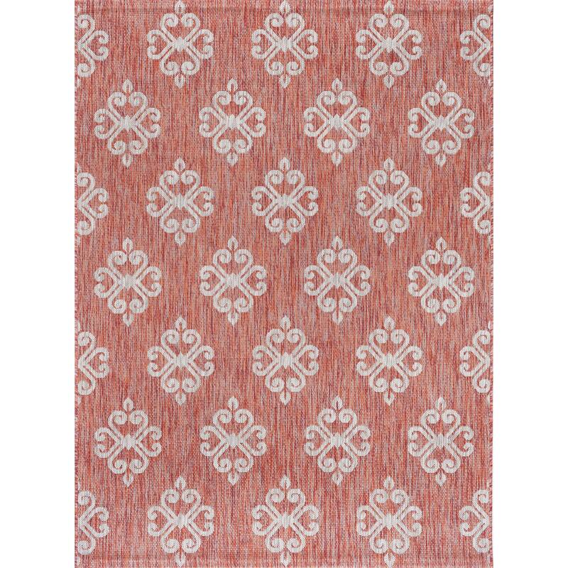 Colonnade Transitional Scroll Indoor/Outdoor Area Rug