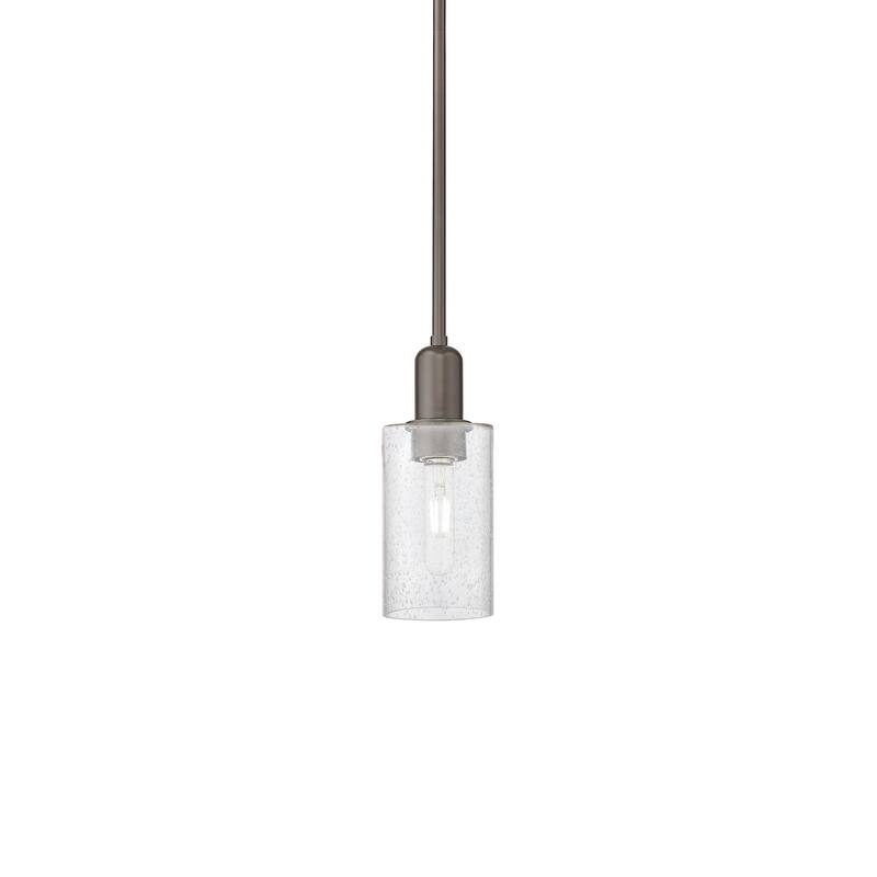 Innovations Lighting 716-1S-10-5 Clymer Pendant Clymer 5" Wide Mini - Oil Rubbed Bronze / Seedy