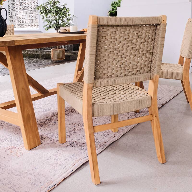Cambridge Casual Zephyr 7-piece Teak Outdoor Dining Set