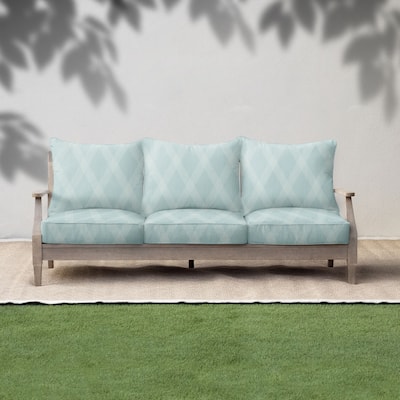 Sorra Home Outdura Vivaldi Indoor/Outdoor Corded Pillow and Cushion Sofa Set