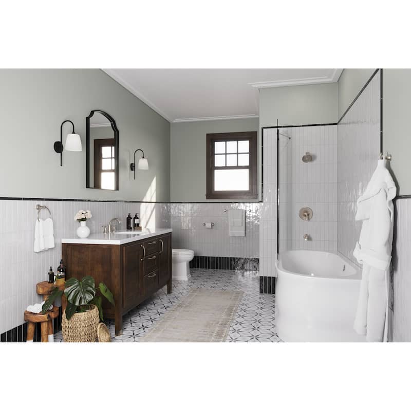 Pfister BPH-UTD0 Universal Wall Mounted Pivoting Toilet Paper Holder