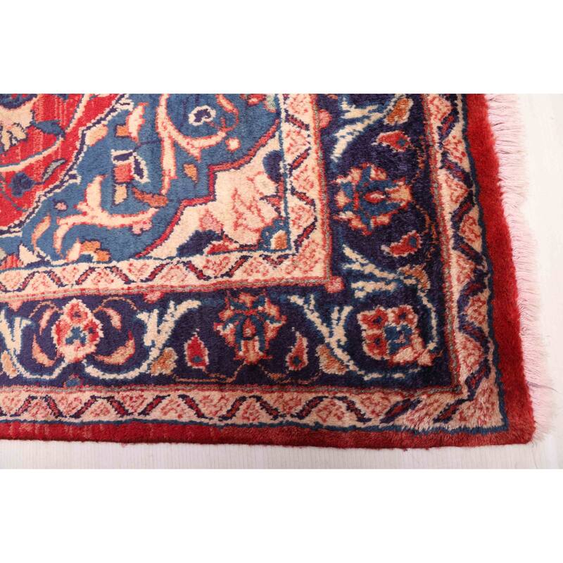 ECARPETGALLERY Hand-knotted Andelz Red Wool Rug - 4'1 x 6'8