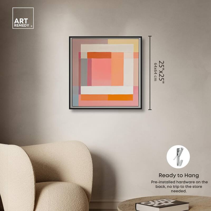 Minimal Color Blocks I Canvas by Art Remedy