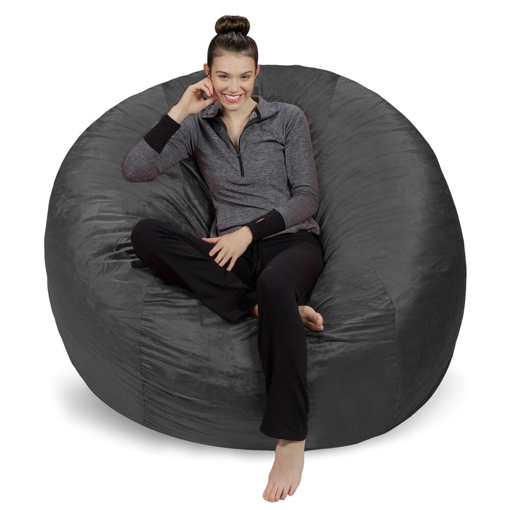 Bed bath & beyond microsuede bean bag 2025 chair