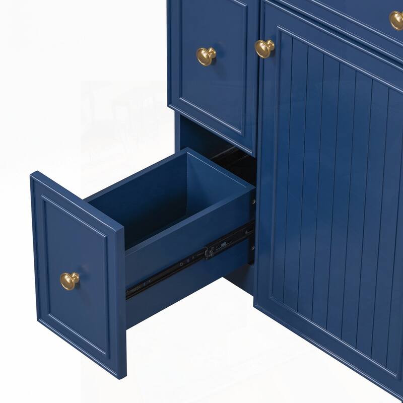 24-Inch Bathroom Vanity Cabinet with Ceramic Sink