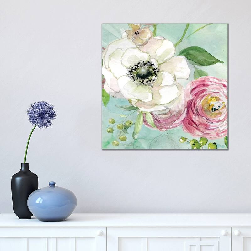 iCanvas "Asbury Garden Bloom III" by Carol Robinson Canvas Print - 18x18x1.5