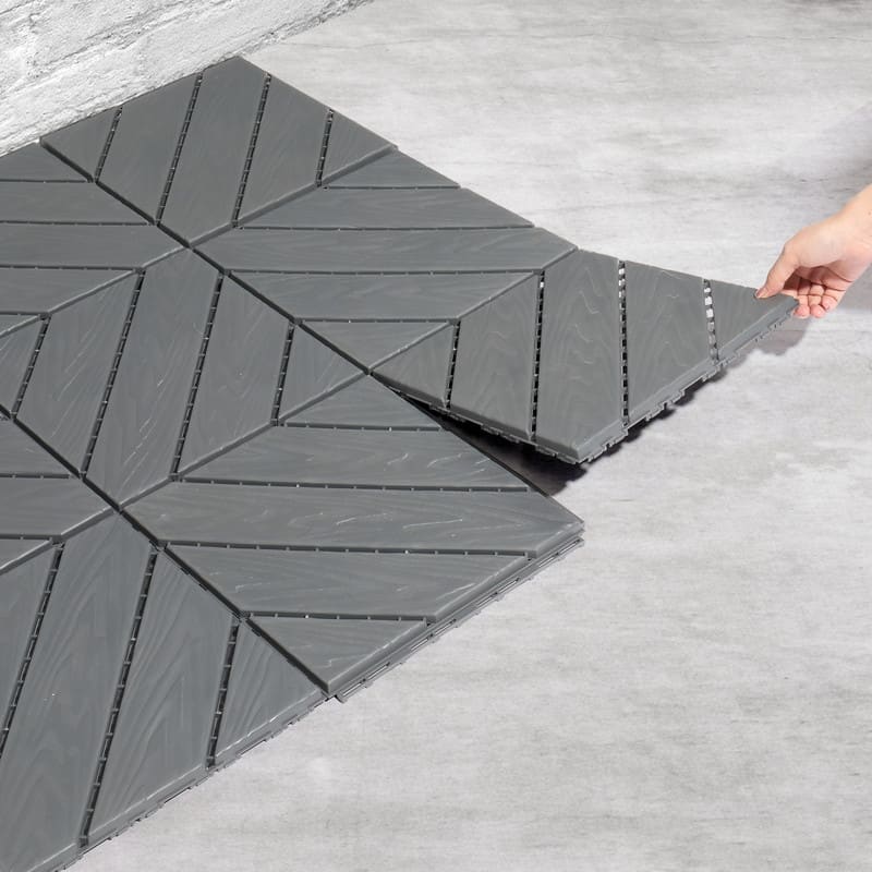 27PCS Outdoor Deck Tile Plastic Waterproof