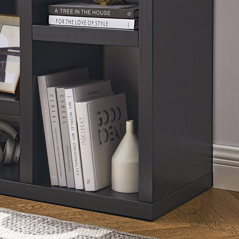Bookcase, Freestanding Bookshelf with Open Shelves