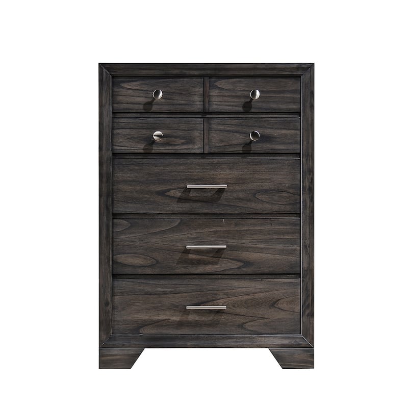 Ayla Gray Fabric Storage Platform Bed