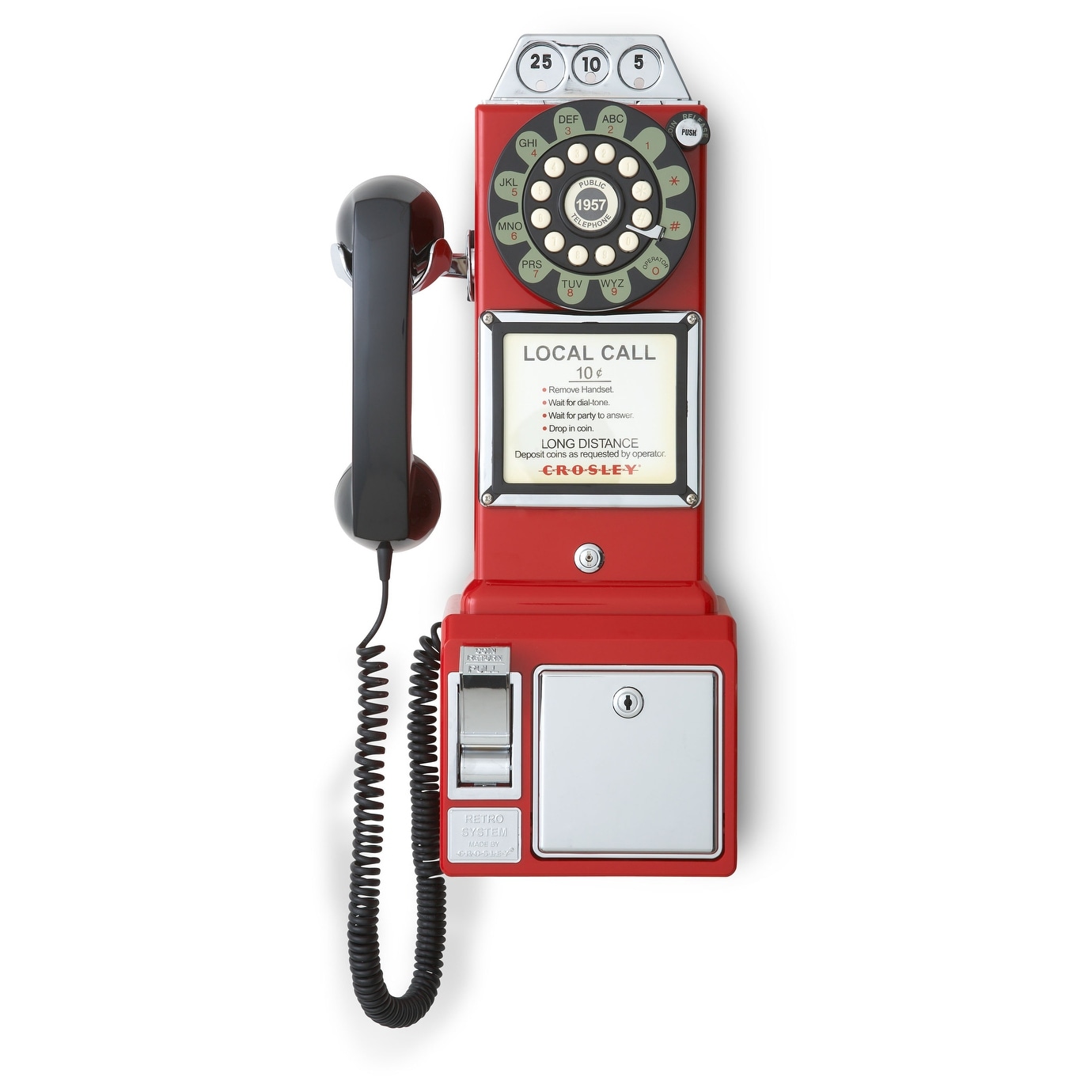 1950's Payphone- Red