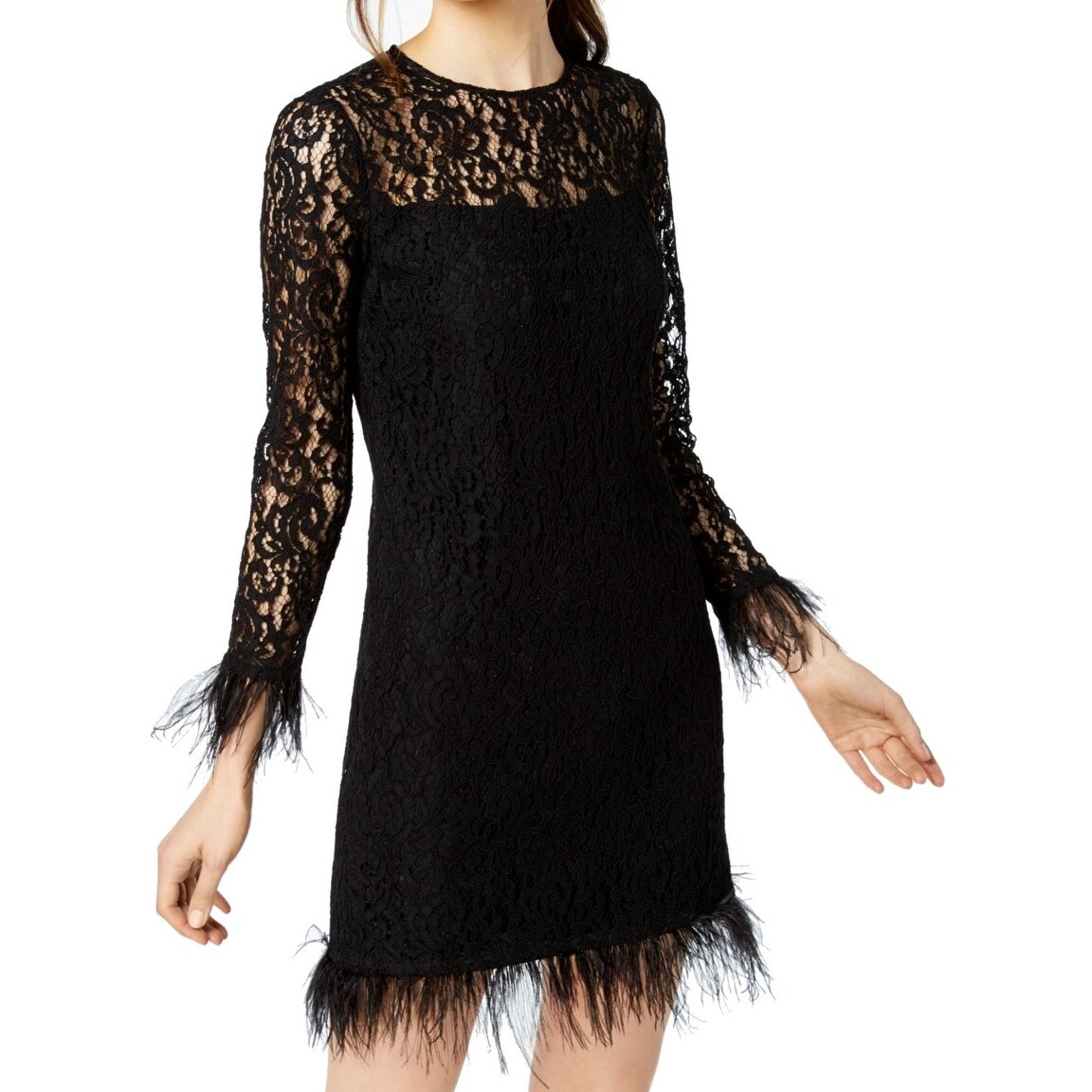womens feather dress