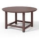 preview thumbnail 160 of 180, Polytrends Laguna Kids Outdoor 38" Round Poly Dining Table for Children