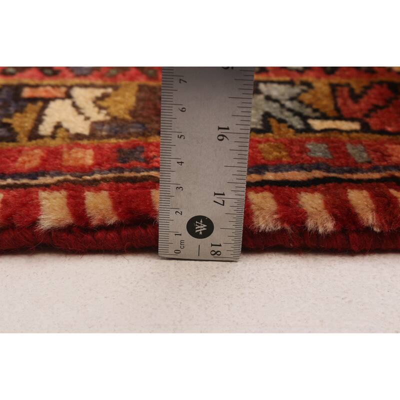 ECARPETGALLERY Hand-knotted Andelz Red Wool Rug - 2'11 x 10'1