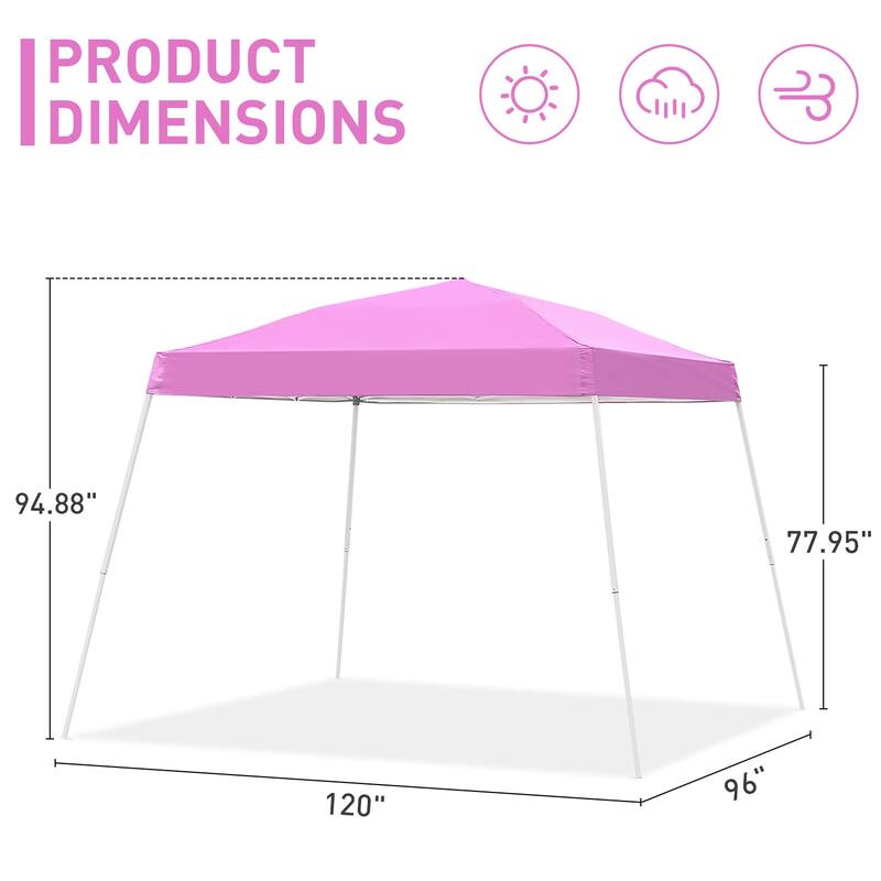 10' x 10‘ Outdoor Patio Pop Up Canopy Tent