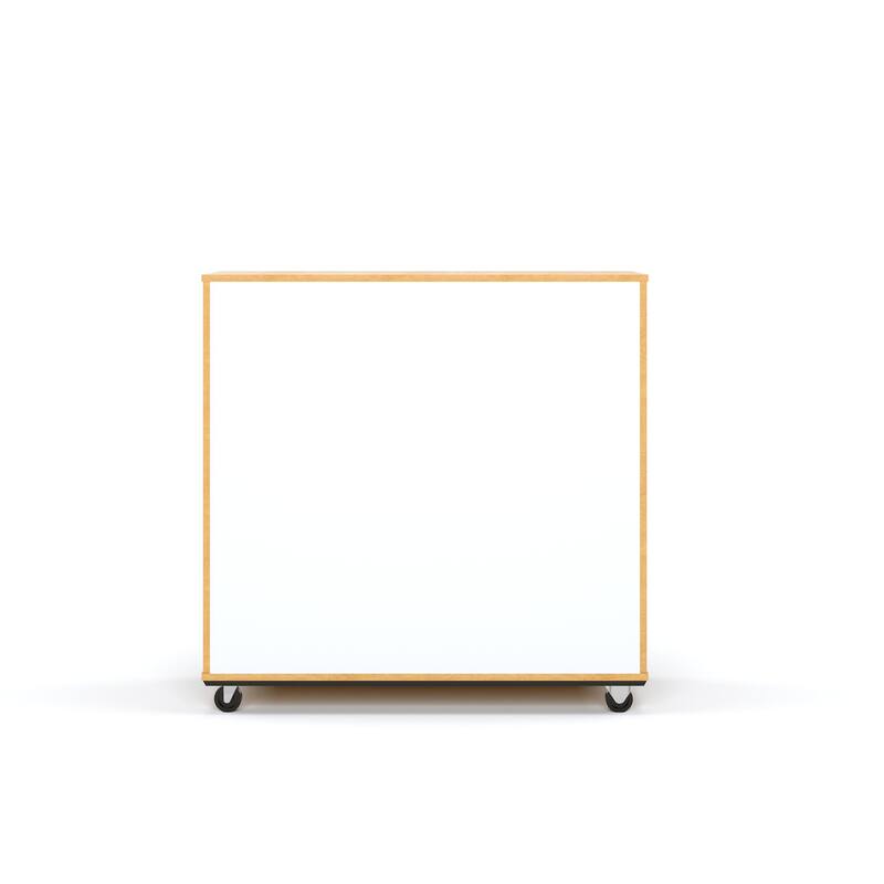 Tot Mate Nursery Daycare Open Mobile Locker Storage, Cubby Shelf, Dry Erase Back - 48" W x 20" D x 48" H
