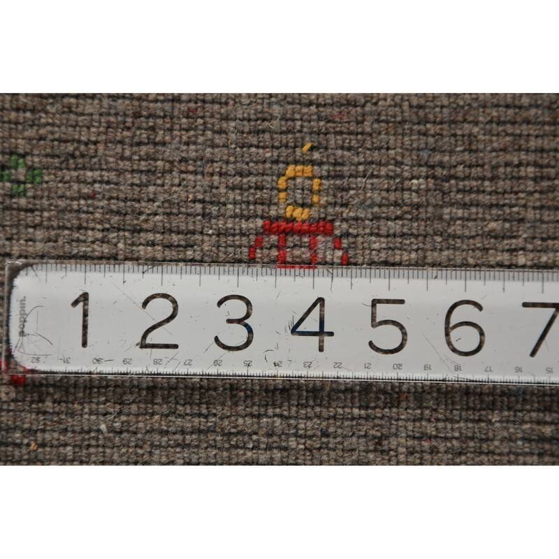 Tribal Gabbeh Indian Area Rug Handmade Bedroom Wool Carpet - 8'0" x 9'10"