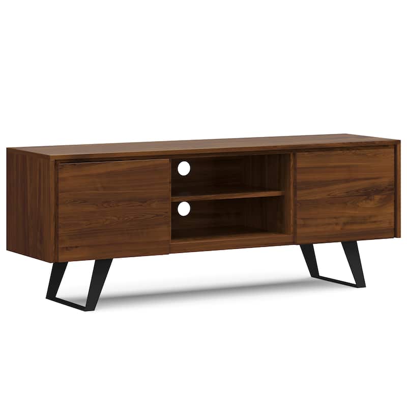 WYNDENHALL Mitchell WOOD Modern Industrial TV Media Stand For TVs