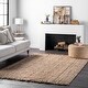 preview thumbnail 1 of 55, nuLOOM Handmade Braided Boho Jute Area Rug