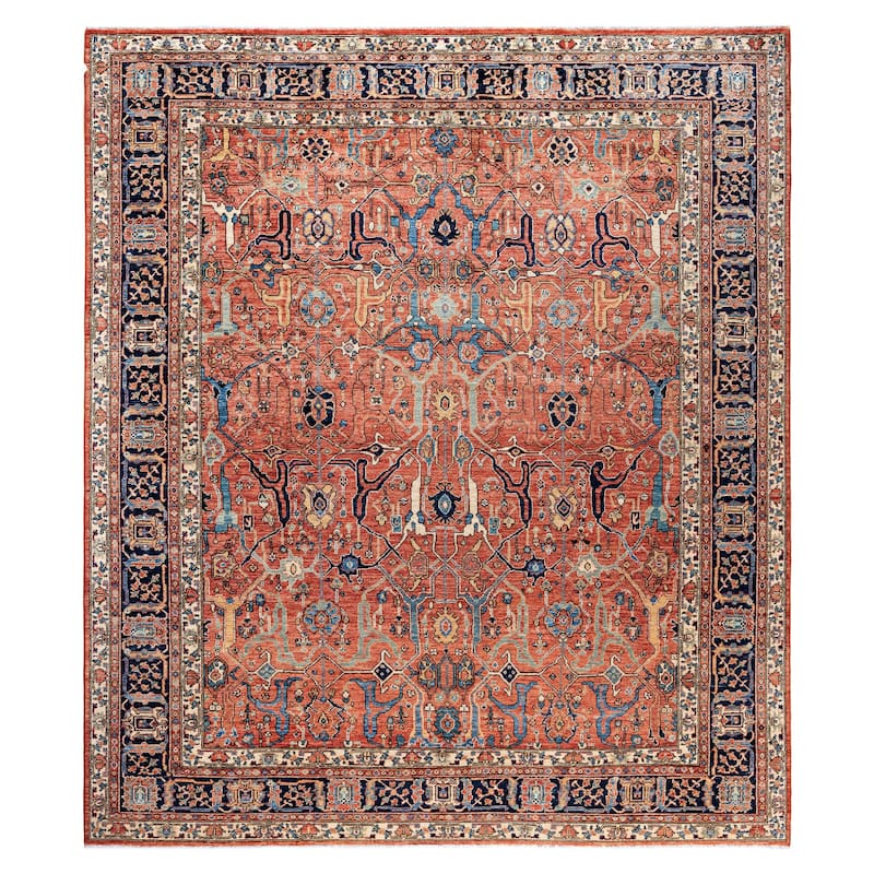 Serapi One-of-a-Kind Hand-Knotted Area Rug - Blue - 8' 3" x 9' 9"