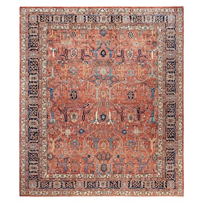 Serapi One-of-a-Kind Hand-Knotted Area Rug - Blue - 8' 3" x 9' 9"