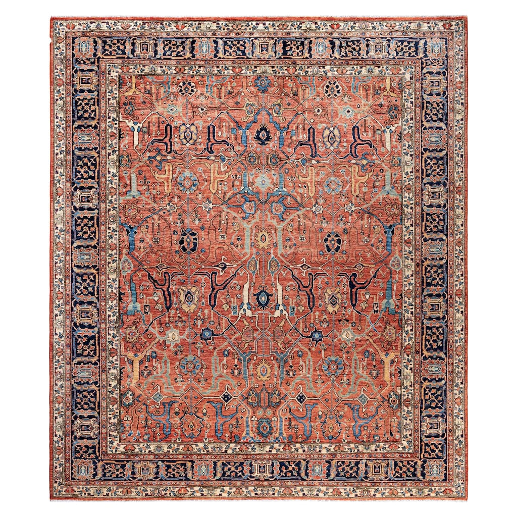 Serapi One-of-a-Kind Hand-Knotted Area Rug - Blue - 8' 3" x 9' 9"
