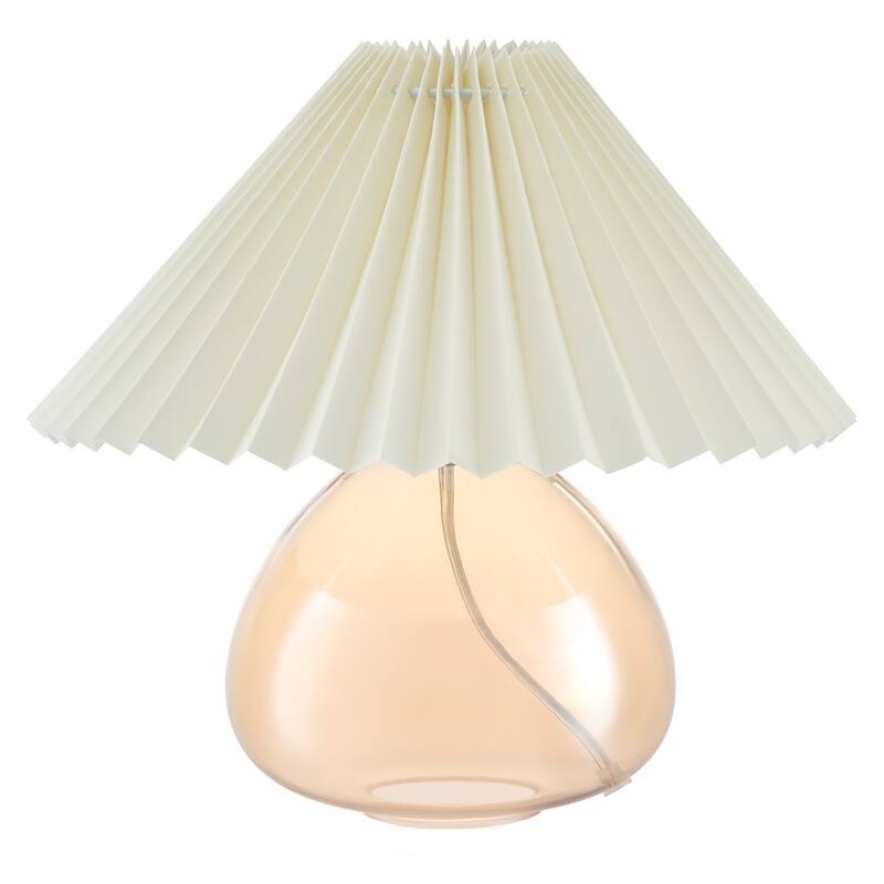 CO-Z Retro Table Lamp with Pleated Empire Lamp Shade