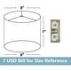 preview thumbnail 2 of 17, Classic Drum Linen Lamp Shade, 8" to 16" Bottom Size