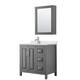 Option Dark Gray, Chrome Trim, Giotto Quartz Top