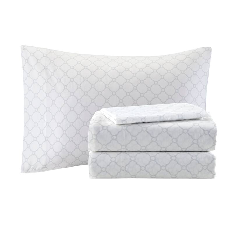 Madison Park Essentials Caldwell Complete Comforter Set with Cotton Bed Sheets