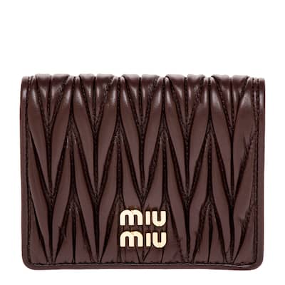 Miu Miu Small Matelassé Wallet
