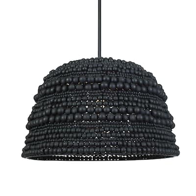 Uttermost 21623 Persephone 21" Wide Wood Pendant
