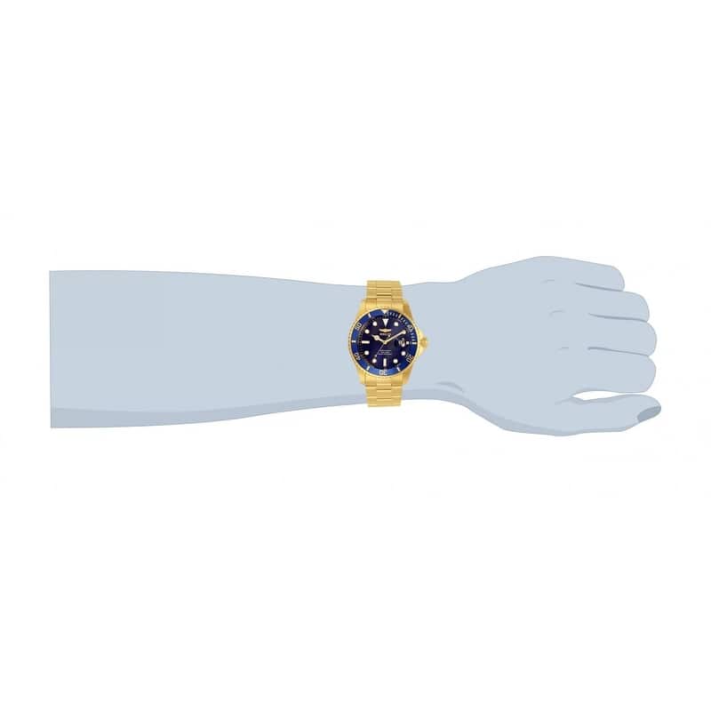 Invicta Men's 33270 Pro Diver Quartz 3 Hand Blue Dial Watch