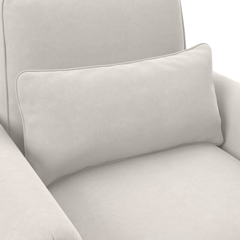 Bush Furniture Coventry Living Room Accent Chair with Ottoman Set