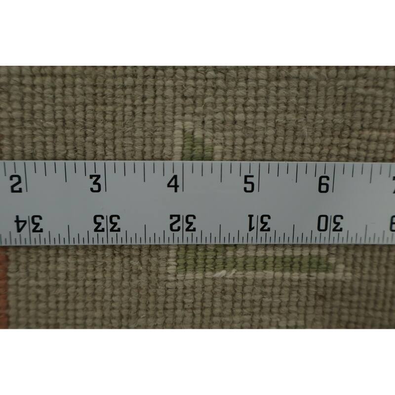 Hand Knotted Oriental 100% Wool Carpet Transitional Floral Beige & Ivories Oushak Area Rug - 12' 9'' X 9' 7''