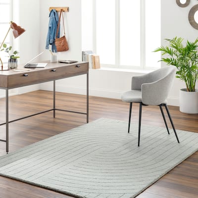 Lorelai Handmade Modern Wool Area Rug