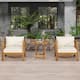 Option Teak Finish+Beige Cushion