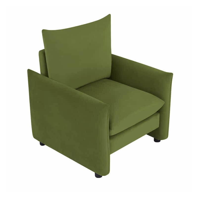 Lilian 33inW Modern Armchair Accent Chair Sofa Lounge Chair(Set of 2)