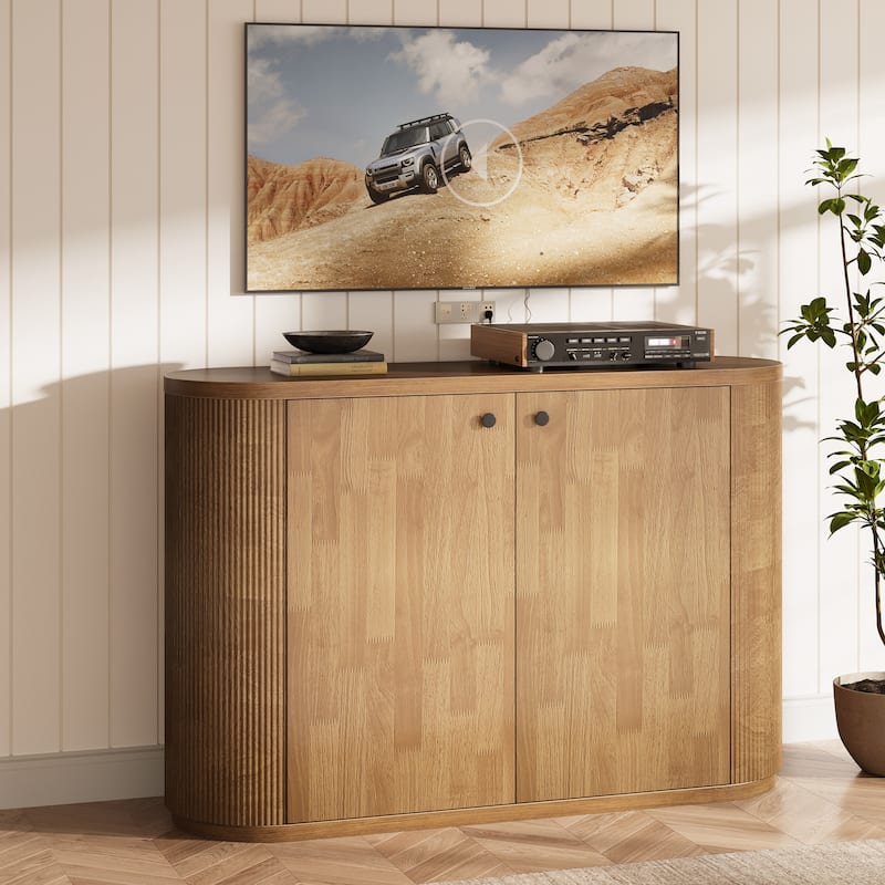 47 Inch TV Stand for TVs up to 55 Inch - 13.7" D x 47.2" W x 31.5" H