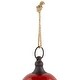 preview thumbnail 6 of 6, Jingle Bell Hanging Christmas Ornament - 4" - Red