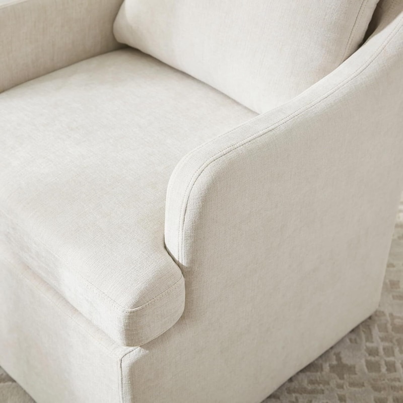 Upholstered Dining Chairs, Modern Kitchen Chairs Dinner Chairs with 4 Casters
