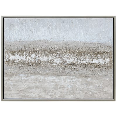 Sandpath Textured Hand Painted Canvas Wall Art