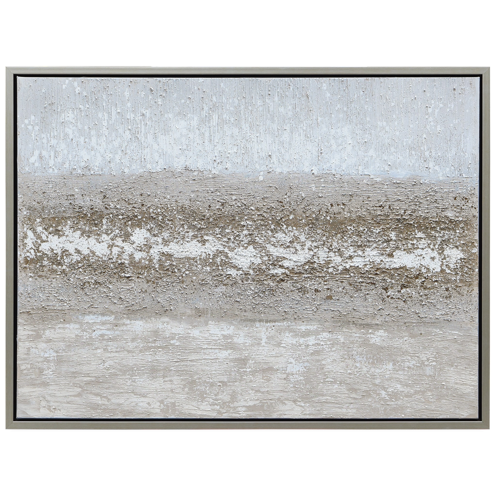 Sandpath Textured Hand Painted Canvas Wall Art