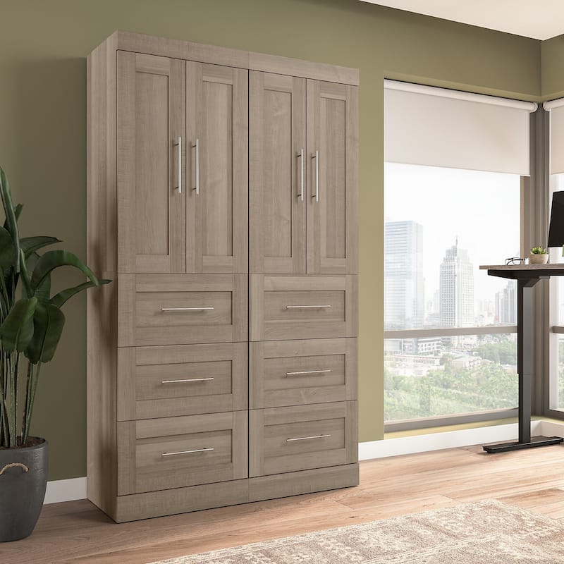Pur 50W Closet Organization System with Drawers by Bestar
