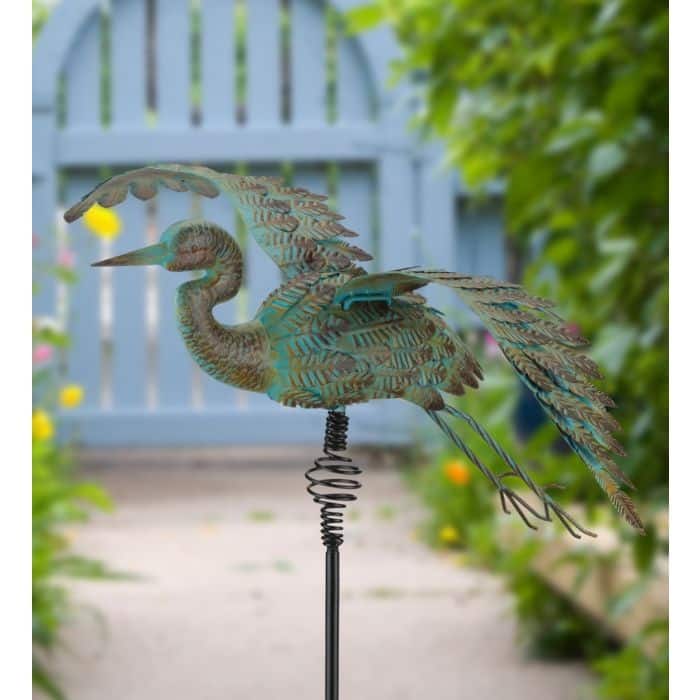 Bird Bouncie Stake - Crane