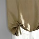 preview thumbnail 51 of 53, Exclusive Fabrics Faux Silk Taffeta Tie-Up Window Shade (1 Panel)