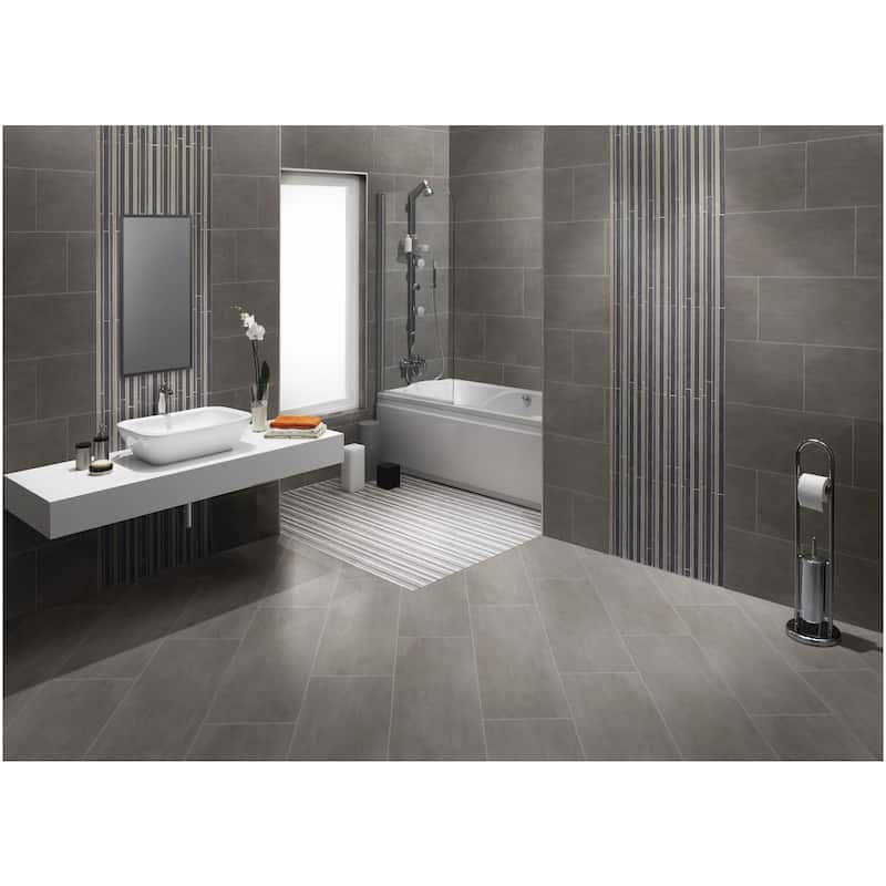 Ackland AKNPTJAM12X24M-PL Jamboree - 12" x 24" Ceramic Solid Floor and