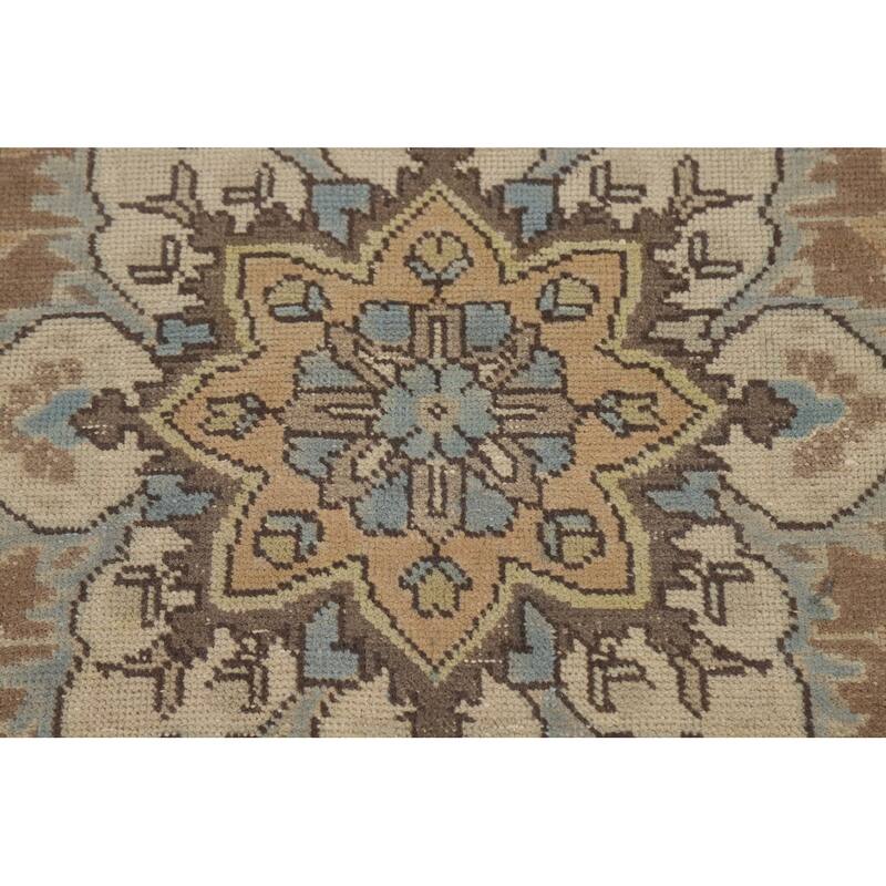 Tabriz Persian Area Rug Hand-Knotted Bedroom Wool Carpet - 6'6"x 9'5"