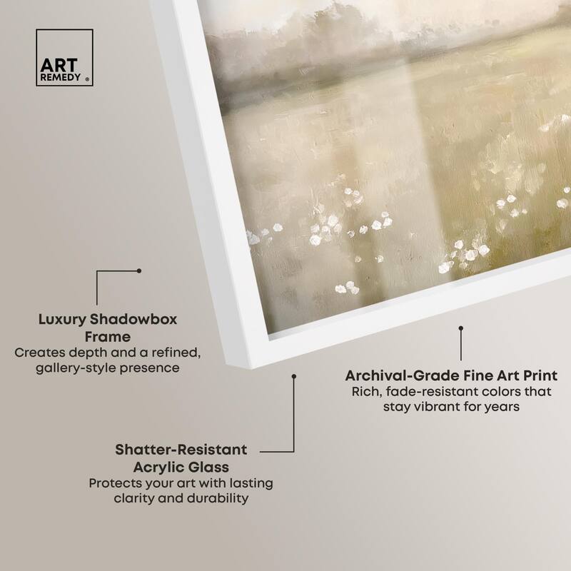 Peaceful Expanse Shadowbox by Art Remedy