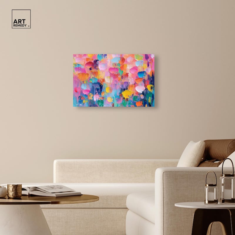 Jubilee of Colors Canvas by Art Remedy, Gallery Wrapped